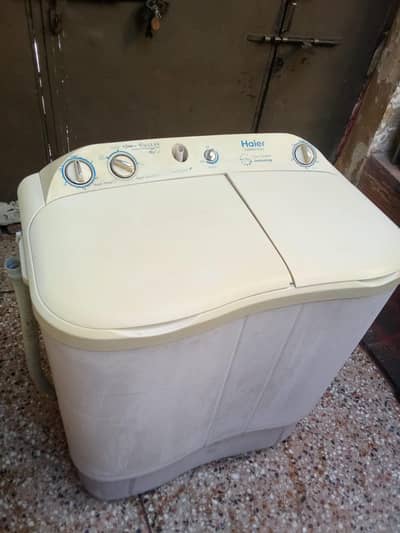 Haier washing machine plus dryer all okay Machine working condition