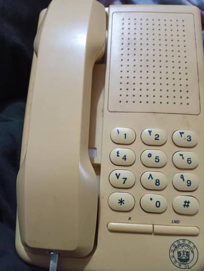 Rare Antique Arabic Numeric Telephone 