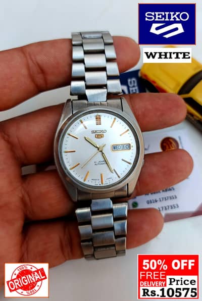 Seiko 5 Citizen Orient Automatic Pre-Owned watch Japan 03161737353