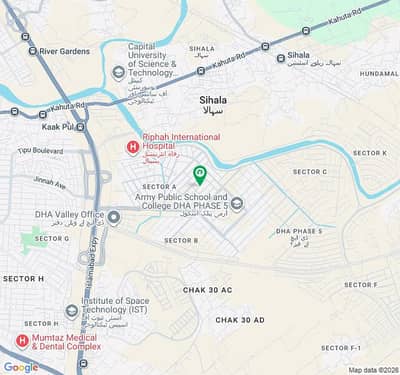500 Sq Yards Plot for Sale in SECTOR K DHA Phase 5 Islamabad, | Near Expressway