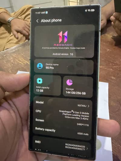 RedMAGIC 9s pro condition excellent