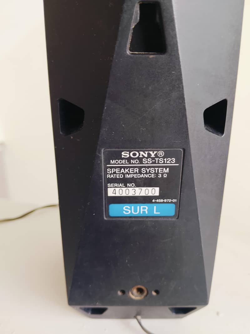 Sony dz 650 surround speakers 5 pcs 7