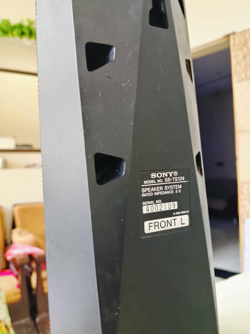 Sony dz 650 surround speakers 5 pcs 10