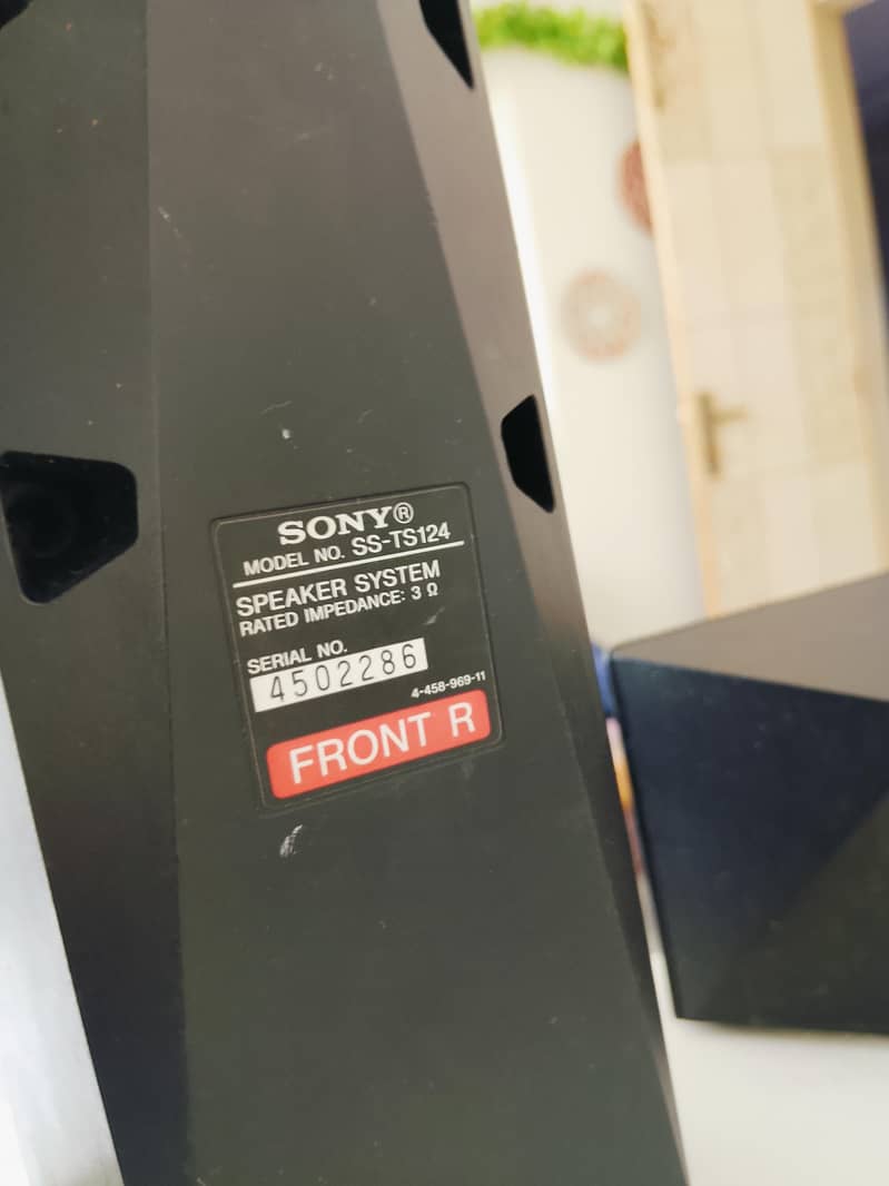 Sony dz 650 surround speakers 5 pcs 11