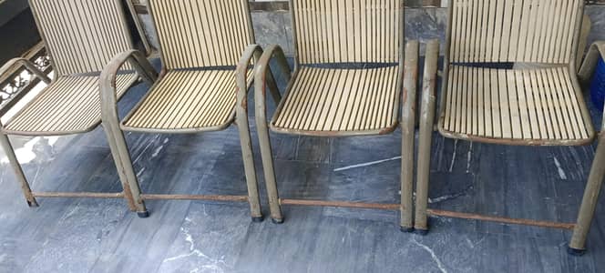 Metal plastic Chairs
