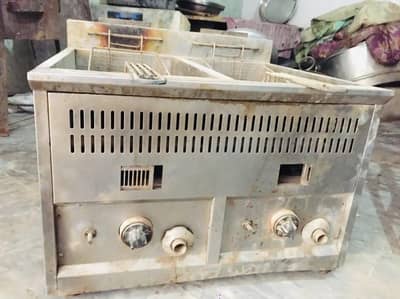 16 liter double fryer