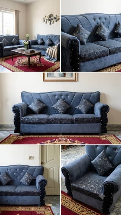 Executive 6-Seater Sofa Set (3+2+1) - Excellent Condition