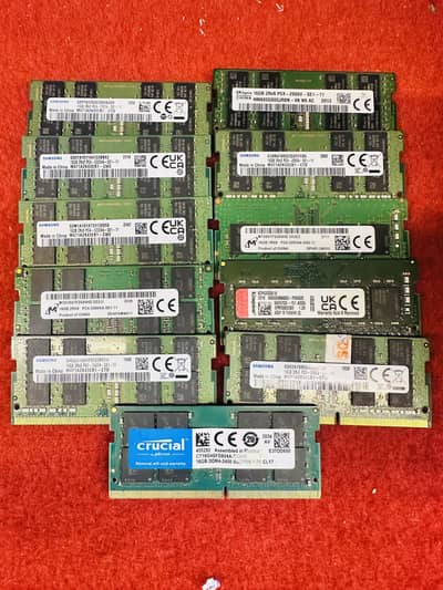 Laptop Upgrade Offer 100% Original Branded Pull Out 16 GB DDR4 RAMs