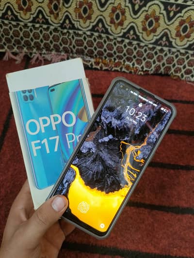 oppo F 17 Pro with box and charger