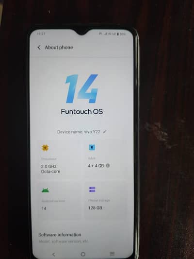 Vivo Y22 4+4/128