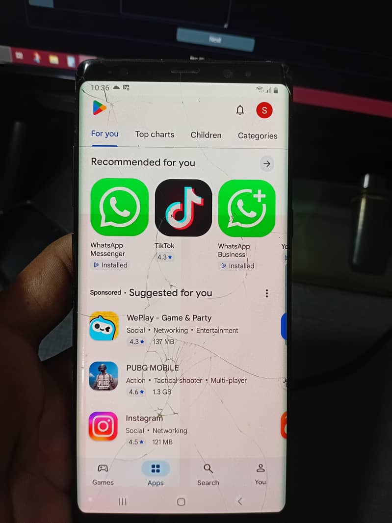 Samsung Galaxy note 8 4