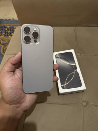 iphone 16 pro max jv 256gb complete box.