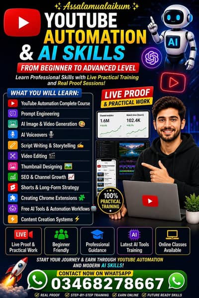 YouTube Automation Course Available