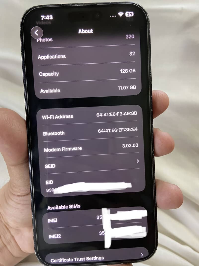 iPhone 15 Plus 128 10