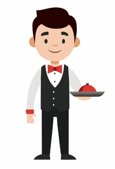 waiter cum house keeper