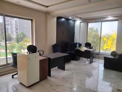 Office First Floor Hall For Rent In Iqbal Block Sector E bahria town lahore
