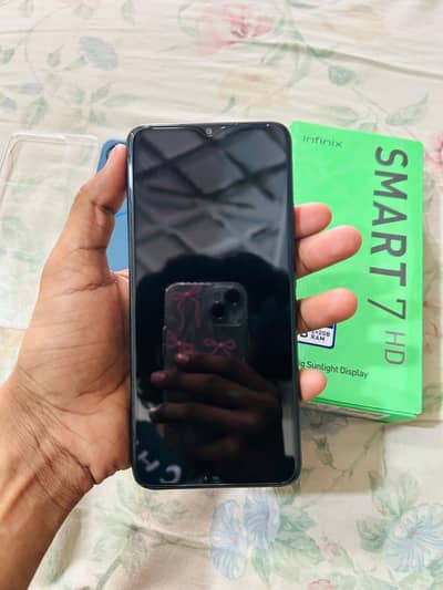 infinix smart 7 hd 4gb 64gb with box official pta approve