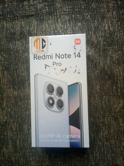 Redmi note 14 pro box pack