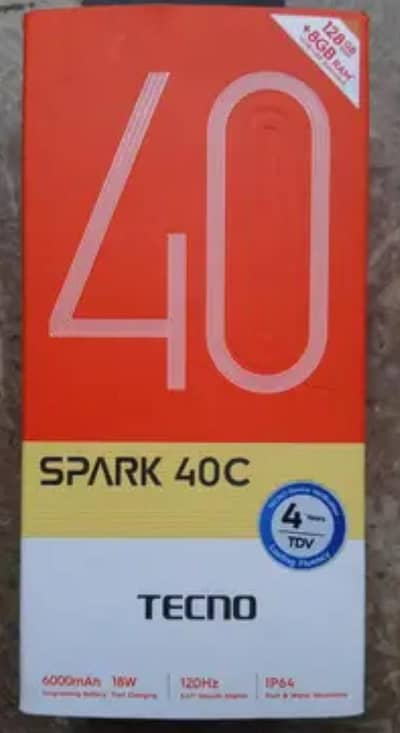Tecno spark 40c mobile in good condition