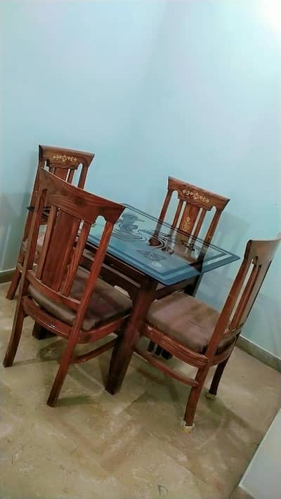 pure wooden dining table