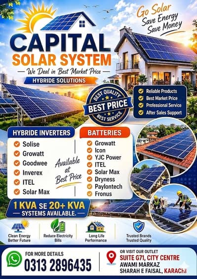 SOLAR SYSTEMS |3KVA to 15KVA Solar Solutions | Net Metering & Install