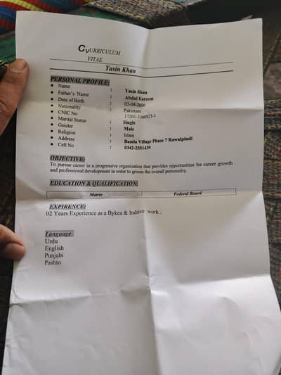 Delivery Rider job Needed