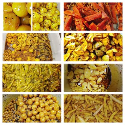Home made organic pickles