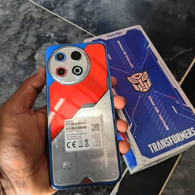 Tecno spark 30 pro transformer box with charger gaming  10by10 all ok