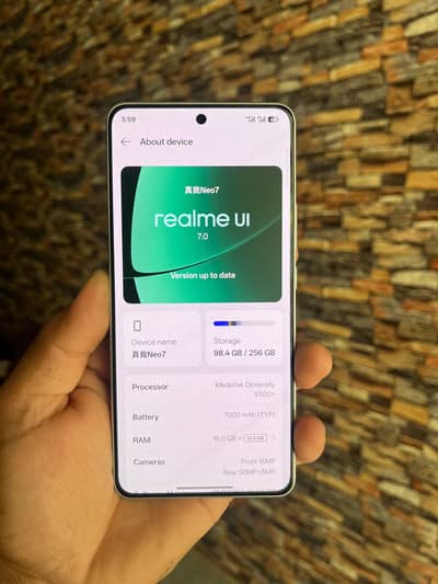 REALME NEO 7 (OFFICIAL PTA APPROVE)