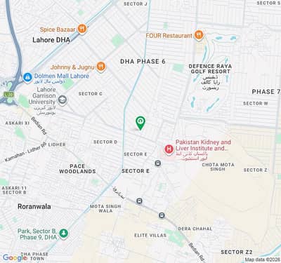 PLOT # E-704/4 2-KANAL RESIDENTIAL PLOT LOCATED IN THE BEST BLOCK OF DHA LAHORE.