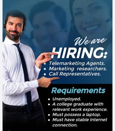 work from home call center weekly basis salery 15k to 25k