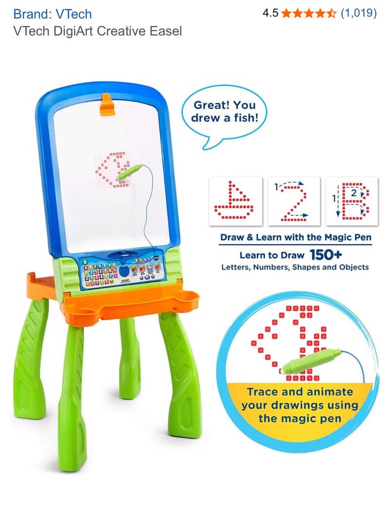 V tech Digiart Creative Easel 7