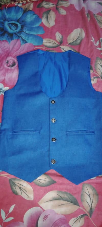 royal blue 3 piece suit set
