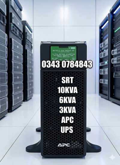 APC UPS 750VA,1000VA,1500VA,2000VA,3KVA,5KVA Box Pack & Imported Used