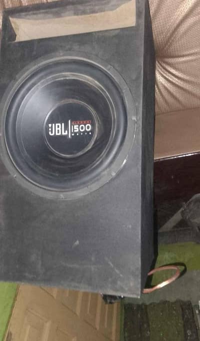 JBL woofer and audiotech 4000w amp for sale