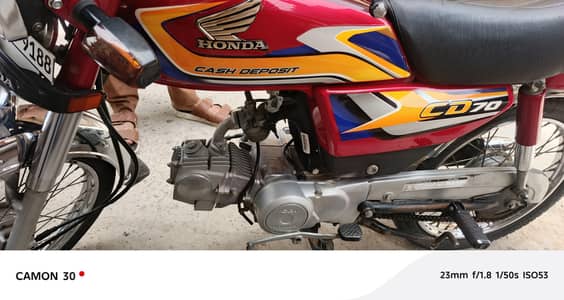 Honda CD 70 model 25 good condition for long drive  03026896765