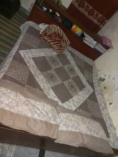 Double Bed wooden