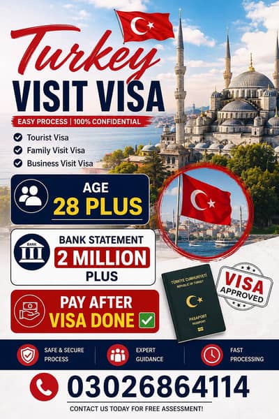 Turkey  visit visa Done 