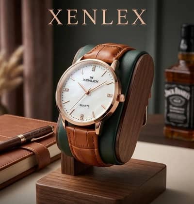 leather men watch