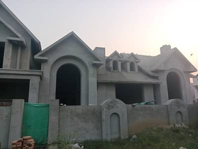DHA Phase 7 Block R  2 Kanal Galria Design Full Basement Swimming Pool Home Theatar Lift Grey structure  House For Sale