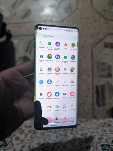 Moto edge plus  LCD damage   butt in working condition