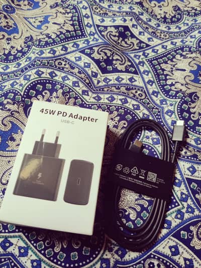 Samsung 45W Fast Charger with Samsung AKG Handsfree