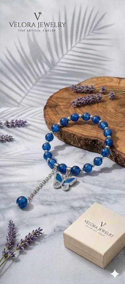 Premium Butterfly Beaded Bracelet – Cute & Stylish Ladies Jewelry