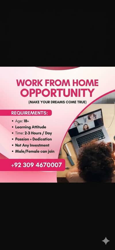 Online work from home