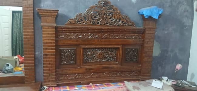 wooden bed side tables with sofa