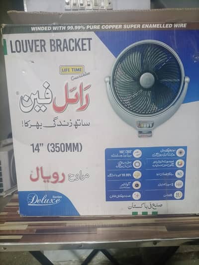 Brand New Royal Brackat Fan never used