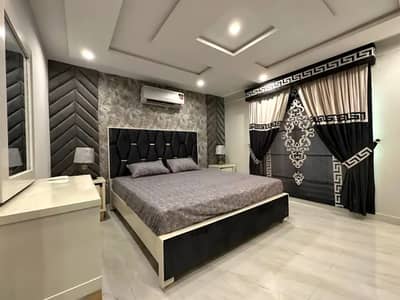 1 bed fully furnished luxurious apartment available in bahria town lahore hot location.
