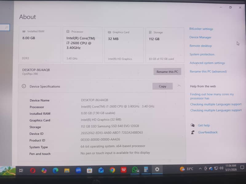 dell core I7 5