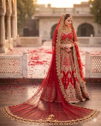 Bridal Veil with Long Tail