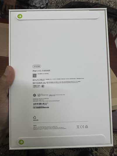 ipad 11 A(16) 512 GB non active box pack Silver